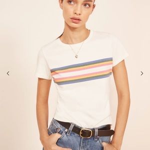 Reformation 70s Tee - Striped